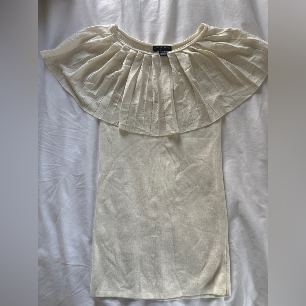 Feminine Maternity Tank Blouse - A Pea in the Pod - Size M